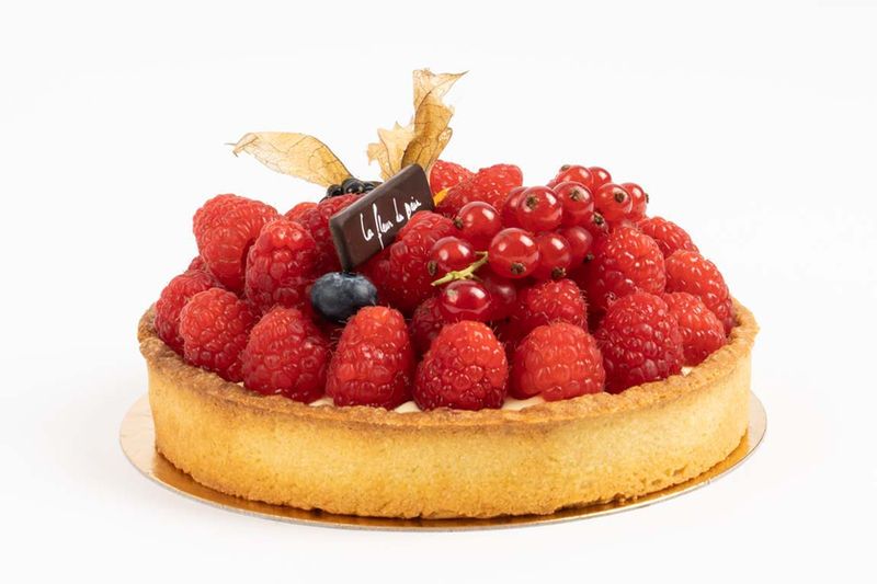 Croute framboises