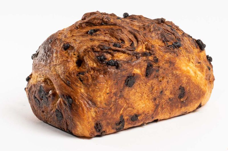 Brioche met chocolade